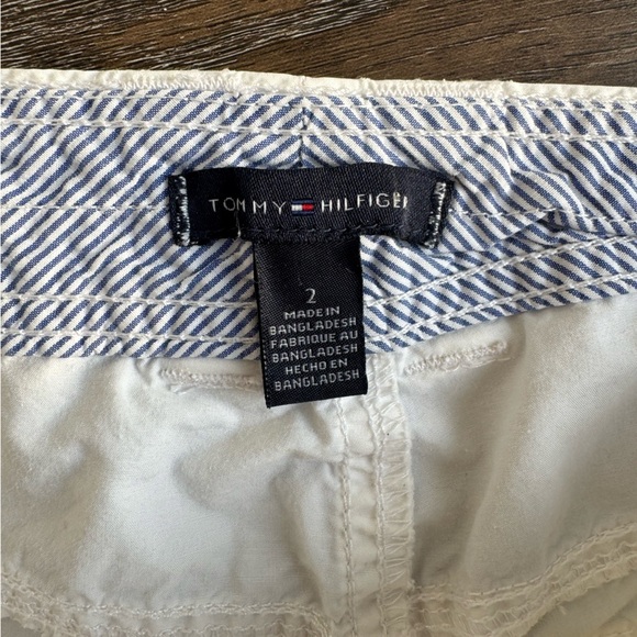 Tommy Hilfiger White Cargo Capri Pants - Picture 7 of 7